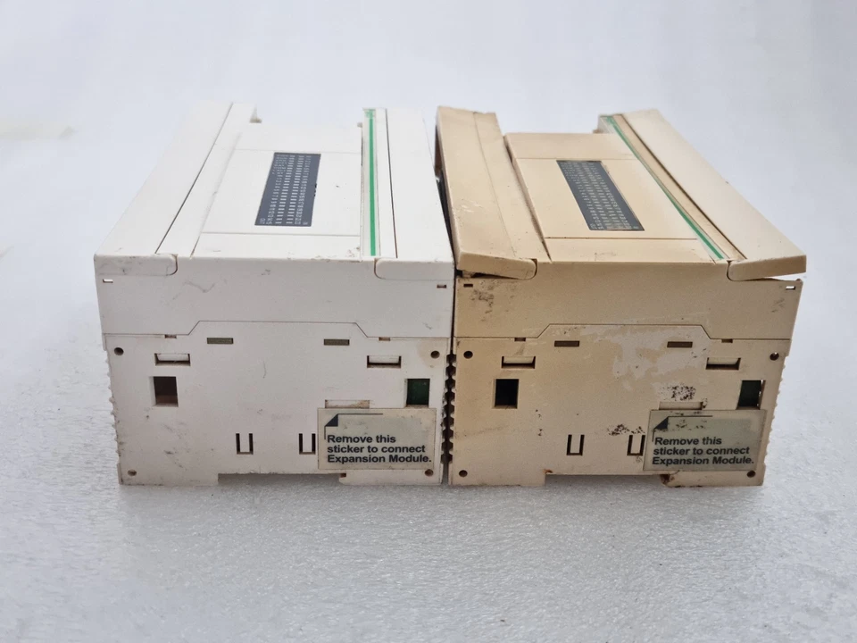 LOT OF 2 PCS SCHNEIDER TWIDO TWDLCDE40DRF 24VDC MADE IN INDONESIA FOR PARTS